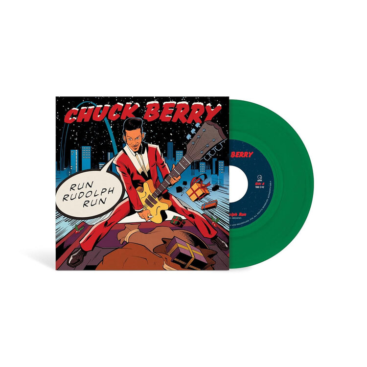 Berry, Chuck - Run Rudolph Run 7" (green vinyl)