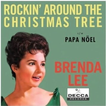 MCA Nashville Lee, Brenda - Rockin Around the Christmas Tree 7" (color vinyl)