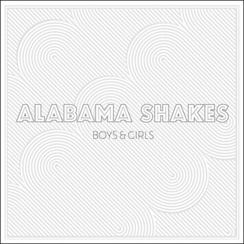 ATO Alabama Shakes - Boys & Girls LP (2024 ed. black & white jacket)