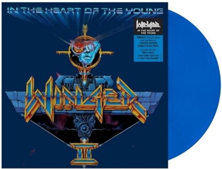BMG Winger - In The Heart Of The Young LP (blue vinyl)