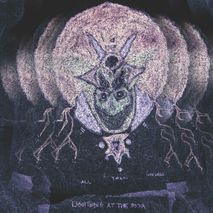 New West Records All them Witches - Lightning at the Door LP (pink w/blue swirls vinyl)