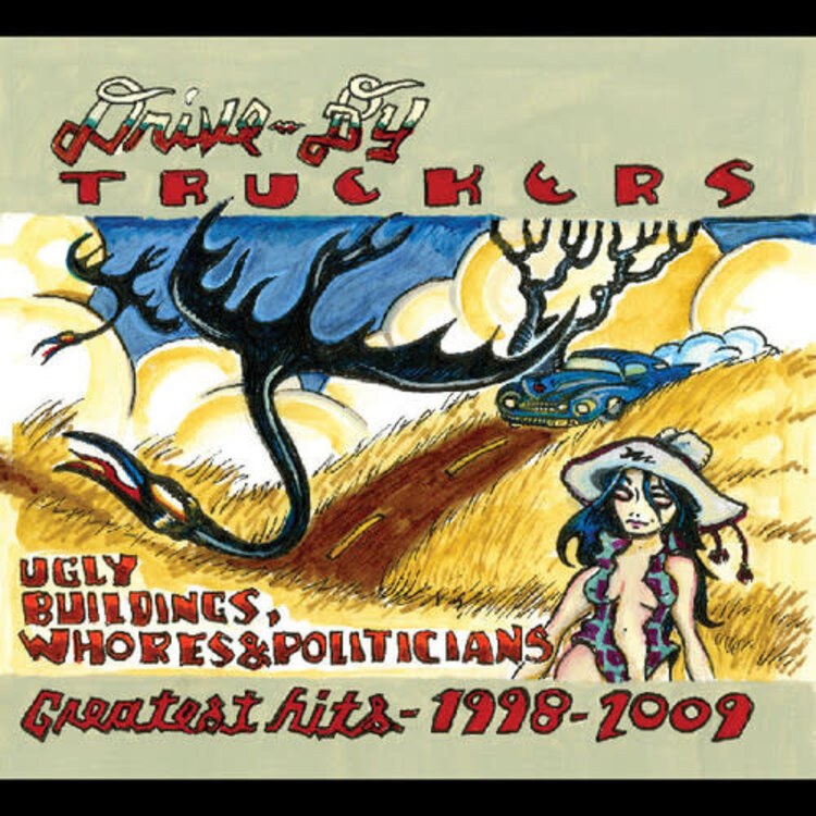 Drive By Truckers - Ugly Buildings, Whores, and Politicians: Greatest Hits 1998–2009 2LP (coke bottle clear vinyl)