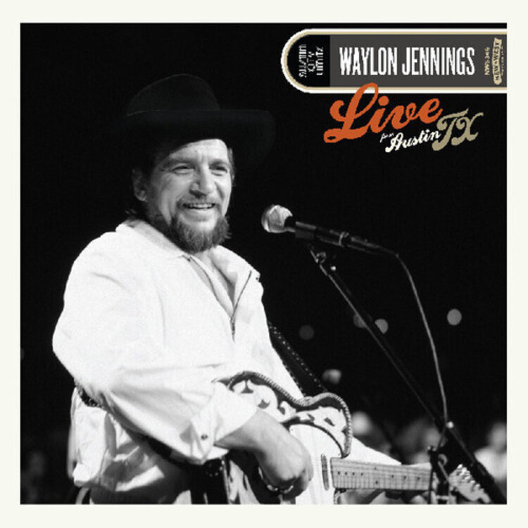 Jennings, Waylon - Live From Austin, TX LP (silver & gold vinyl)