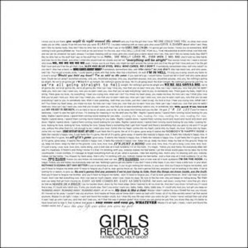 True Panther Records Girls, The - Fathers, Son, Holy Ghost LP (color vinyl)