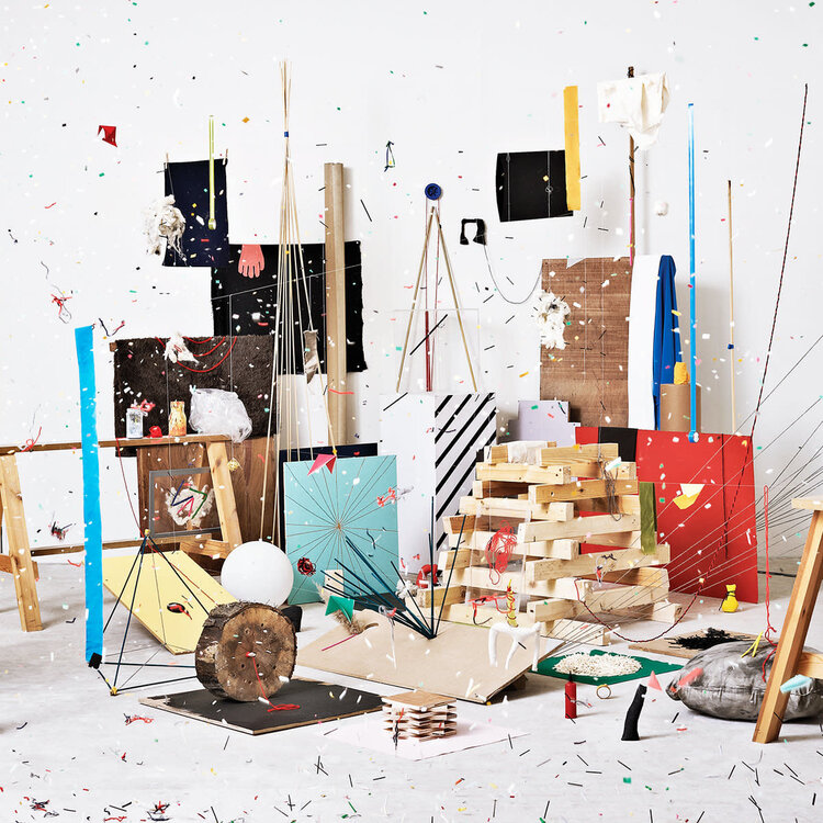 Mom & Pop Tokyo Police Club - Champ LP (white & blue wave vinyl)