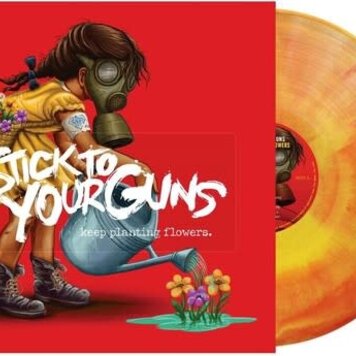 Sharptone Records Stick To Your Guns - Keep Planting Flowers LP (red/yellow galax y vinyl)