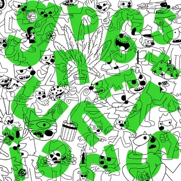 Gangster Doodles - Gangster Music Vol. 2  2LP (blue vinyl)