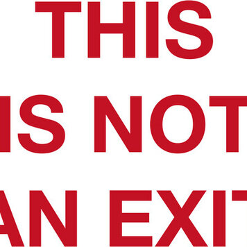 Backfires, The - This Is Not An Exit LP (red vinyl)