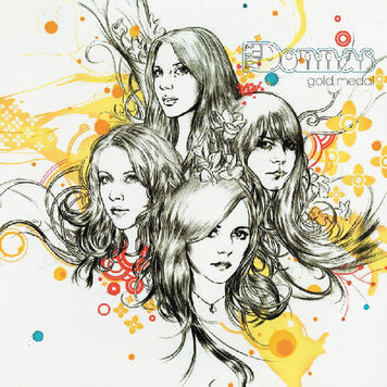 Real Gone Donnas, The - Gold Medal LP (color vinyl w/ poster)