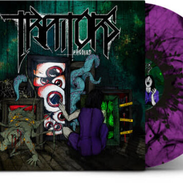 Traitors - Phobias LP (purple & black splatter vinyl)