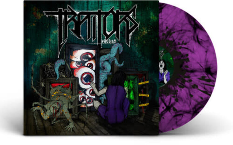 Traitors - Phobias LP (purple & black splatter vinyl)