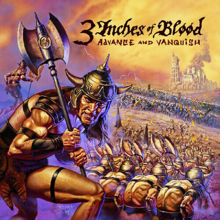 3 Inches of Blood - Advance and Vanquish LP (20th anniv. remastered, color vinyl)