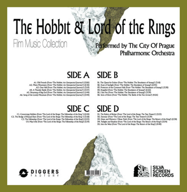 Diggers Factory Hobbit, The & Lord of the Rings Film Music 2LP (2012) (Prague Orchestra)