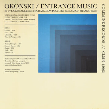 Okonski, Steve - Entrance Music LP (orange & black swirl vinyl)