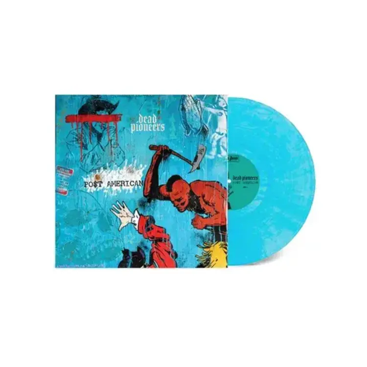 Hassle Records Dead Pioneers - Po$t American LP (blue vinyl)