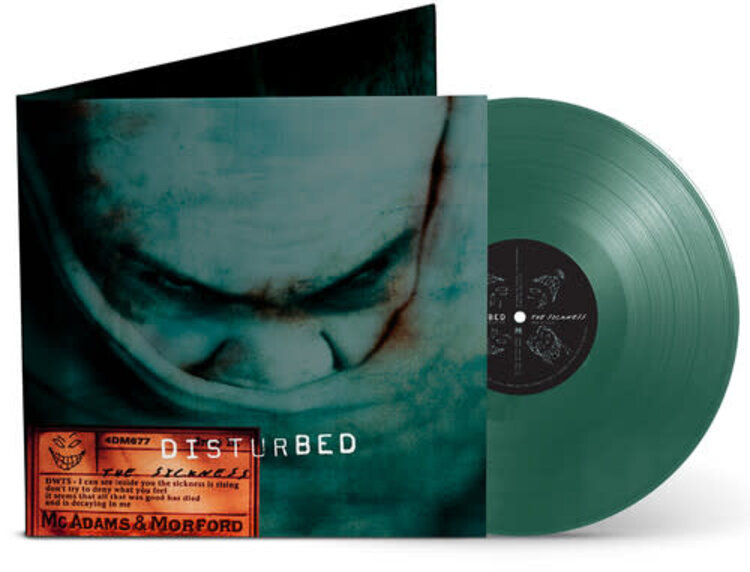Reprise/WEA Disturbed - The Sickness LP (green vinyl)