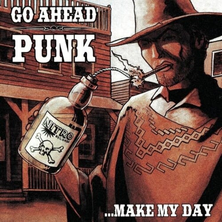 Various - Go Ahead Punk Make My Day LP (orange/black vinyl)
