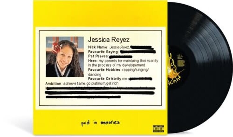 Island Reyez, Jessie - Paid In Memories LP