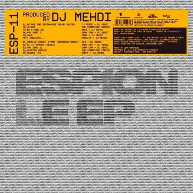 DJ Mehdi -  Espion LP (orange vinyl)
