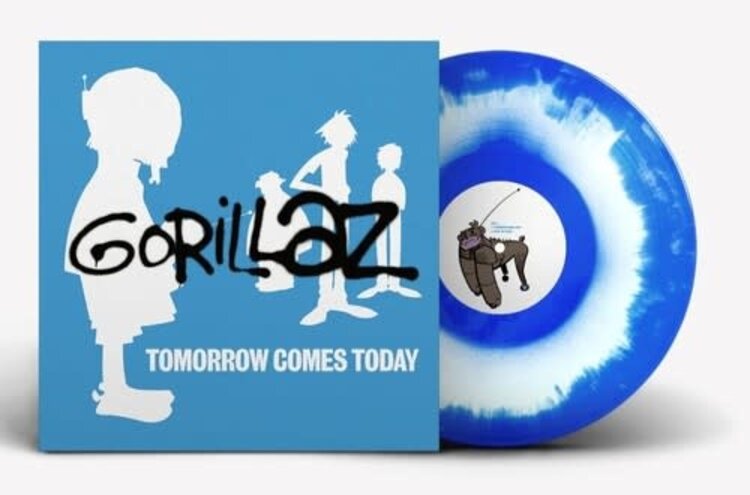 Gorillaz - Tomorrow Comes Today EP LP (blue & white vinyl)