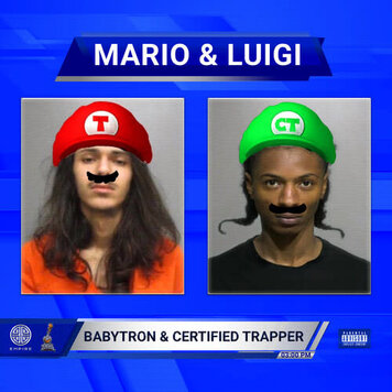 The Hip Hop Lab Rec. Babytron & Certified Trapper - Mario & Luigi LP (picture disc)