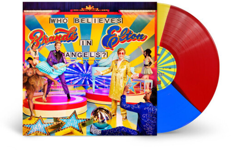John, Elton & Brandi Carlile - Who Believes in Angels? LP (color vinyl)
