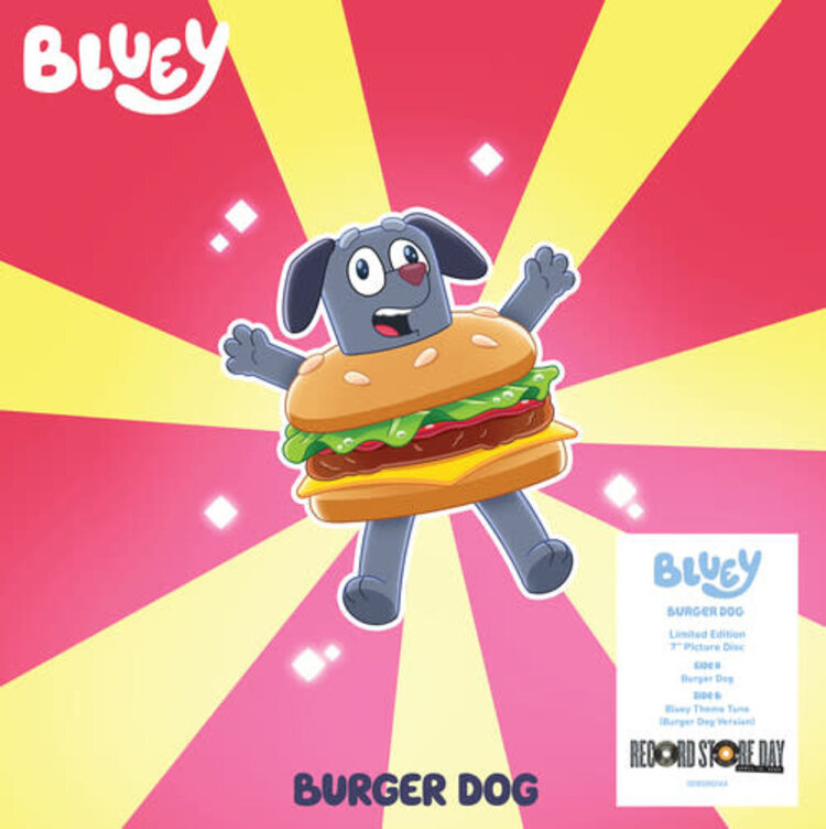 Bluey - Burger Dog Picture Disc 7" (RSD '25 picture disc)