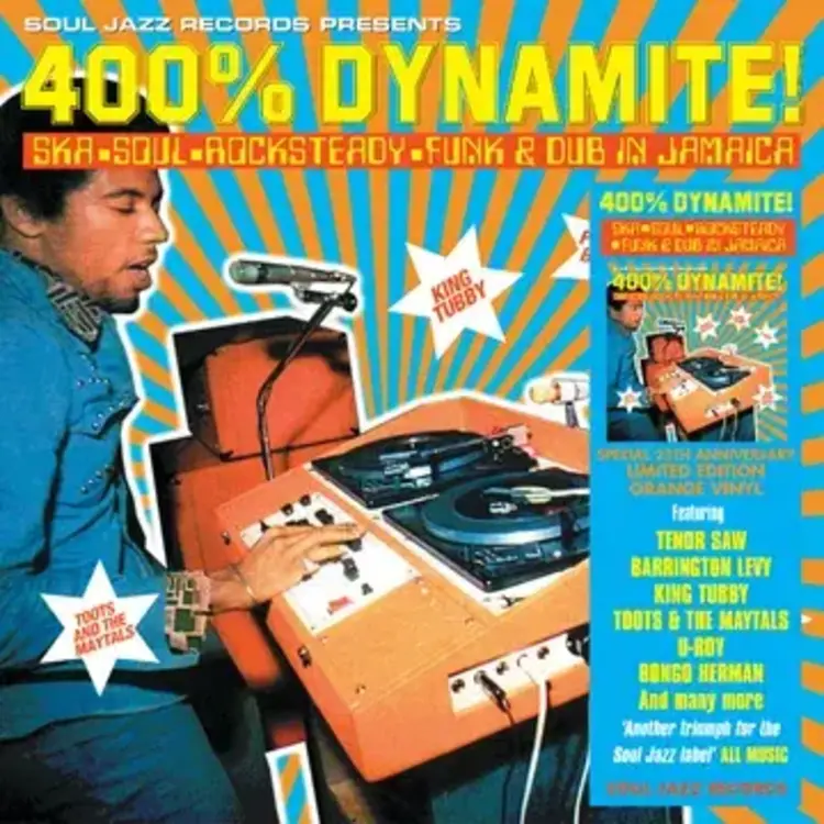 Soul Jazz Records Various  - 400% DYNAMITE! Ska, Soul, Rocksteady, Funk and Dub in Jamaica 2LP (RSD '25 Soul Jazz Presents)