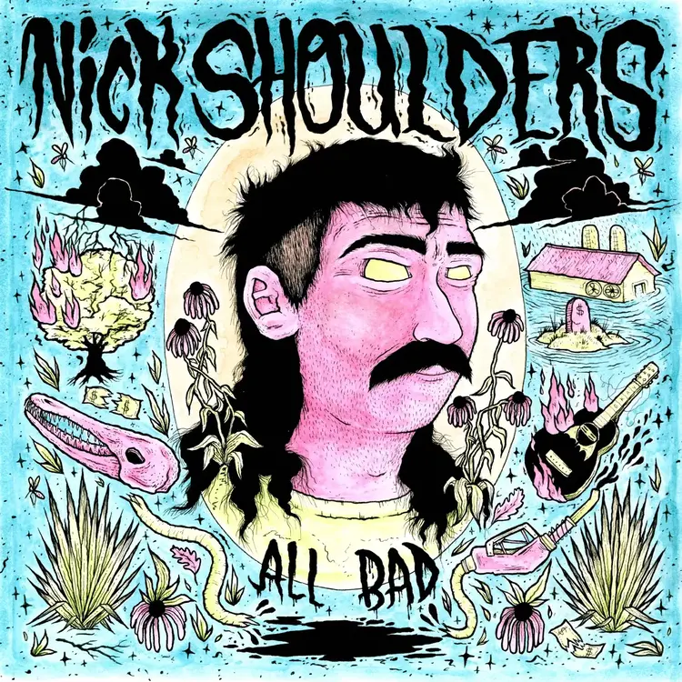 Shoulders, Nick - All Bad LP (pink vinyl)