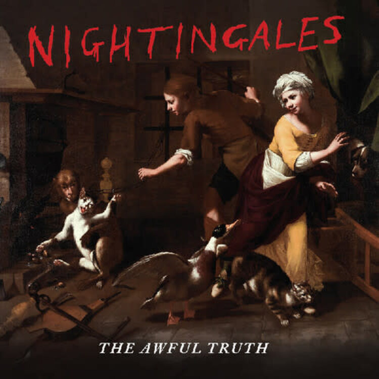 Nightingales, The - The Awful Truth LP (red vinyl