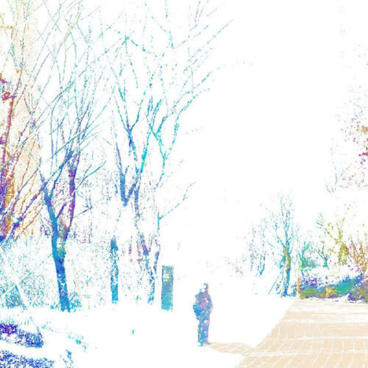 Topshelf Records Parannoul - After the Magic LP (blue & lavender "blossom" vinyl)