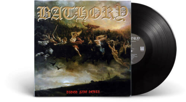 Black Mark Bathory - Blood Fire Death LP
