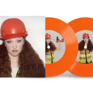Island Roan, Chappell - The Giver (construction worker) 7" (orange vinyl)