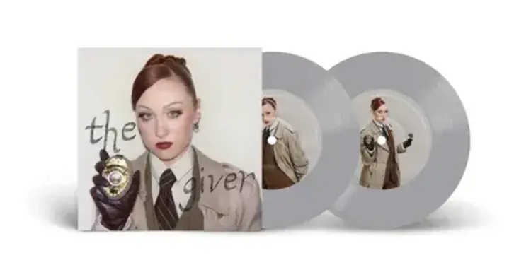 Island Roan, Chappell - The Giver (detective) 7" (silver vinyl)