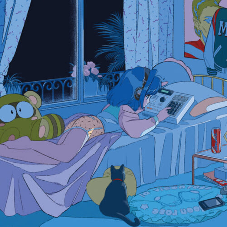 Grey October Sound - Timeless Lo-Fi 2 LP (Anime ocean blue vinyl)