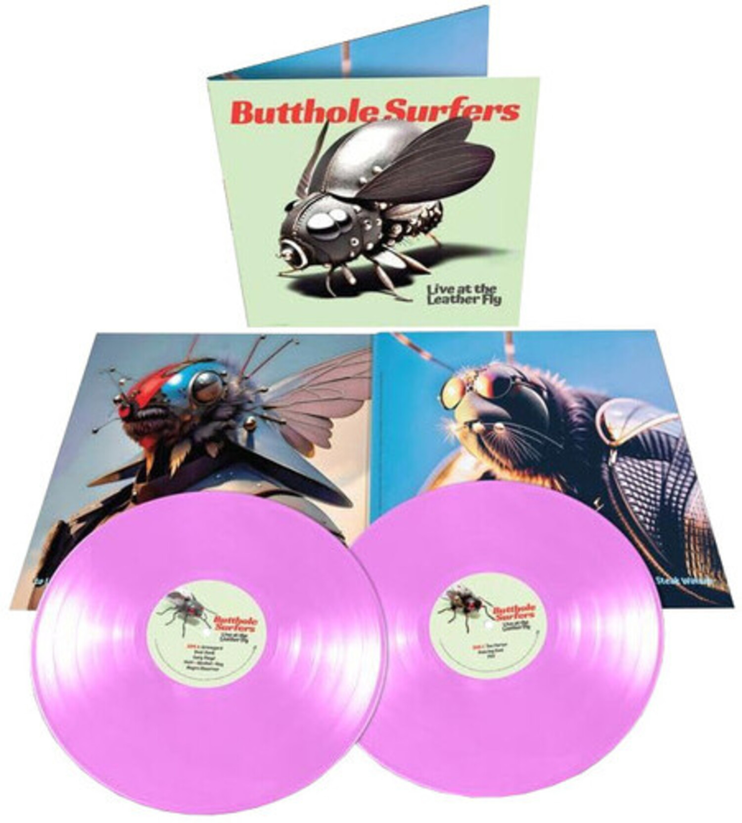 Butthole Surfers - Live At The Leather Fly 2 LP (pink vinyl) - Wax