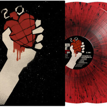 Reprise/WEA Green Day - American Idiot 2-LP (red & black vinyl) (20th Anniversary)