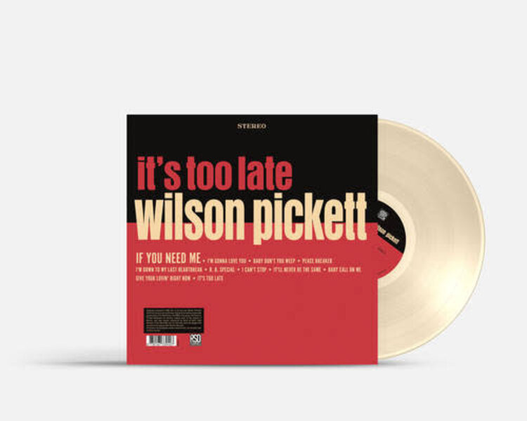 Pickett, Wilson - it's too late LP (cream vinyl)