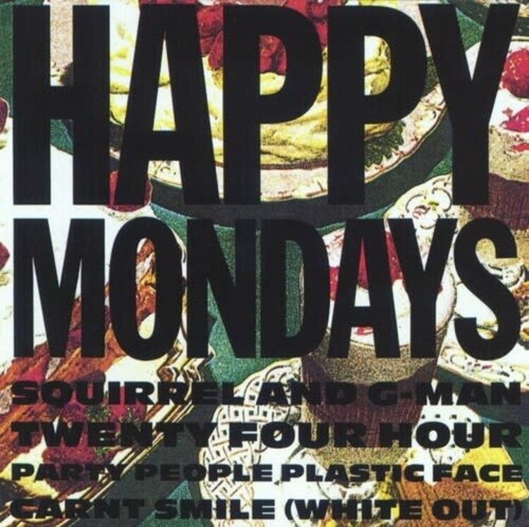 London Records Happy Mondays -  Squirrel & G-Man Twenty Four Hour Party People Plastic (White Out) LP