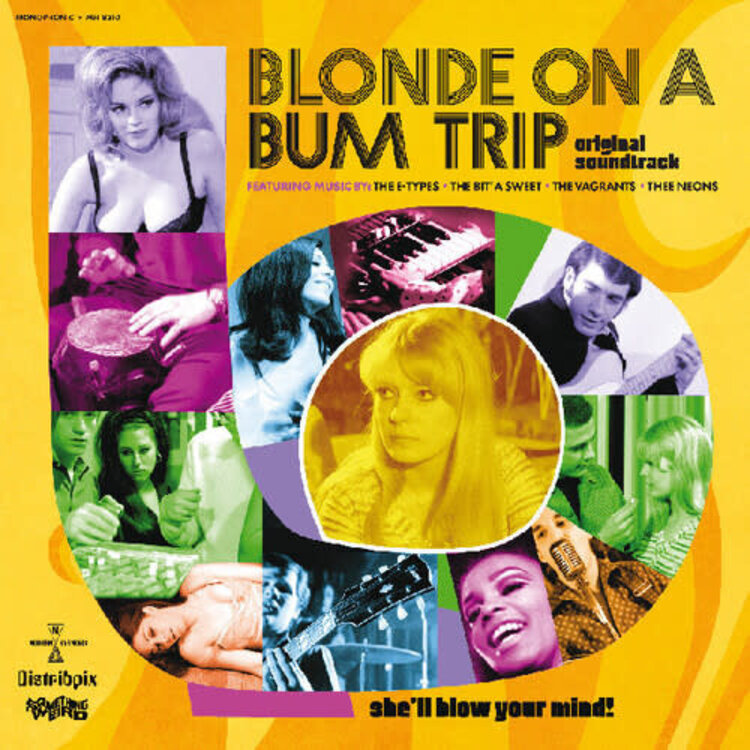 Blonde On A Bum Trip soundtrack LP (clear w/orange swirl vinyl) (1968)