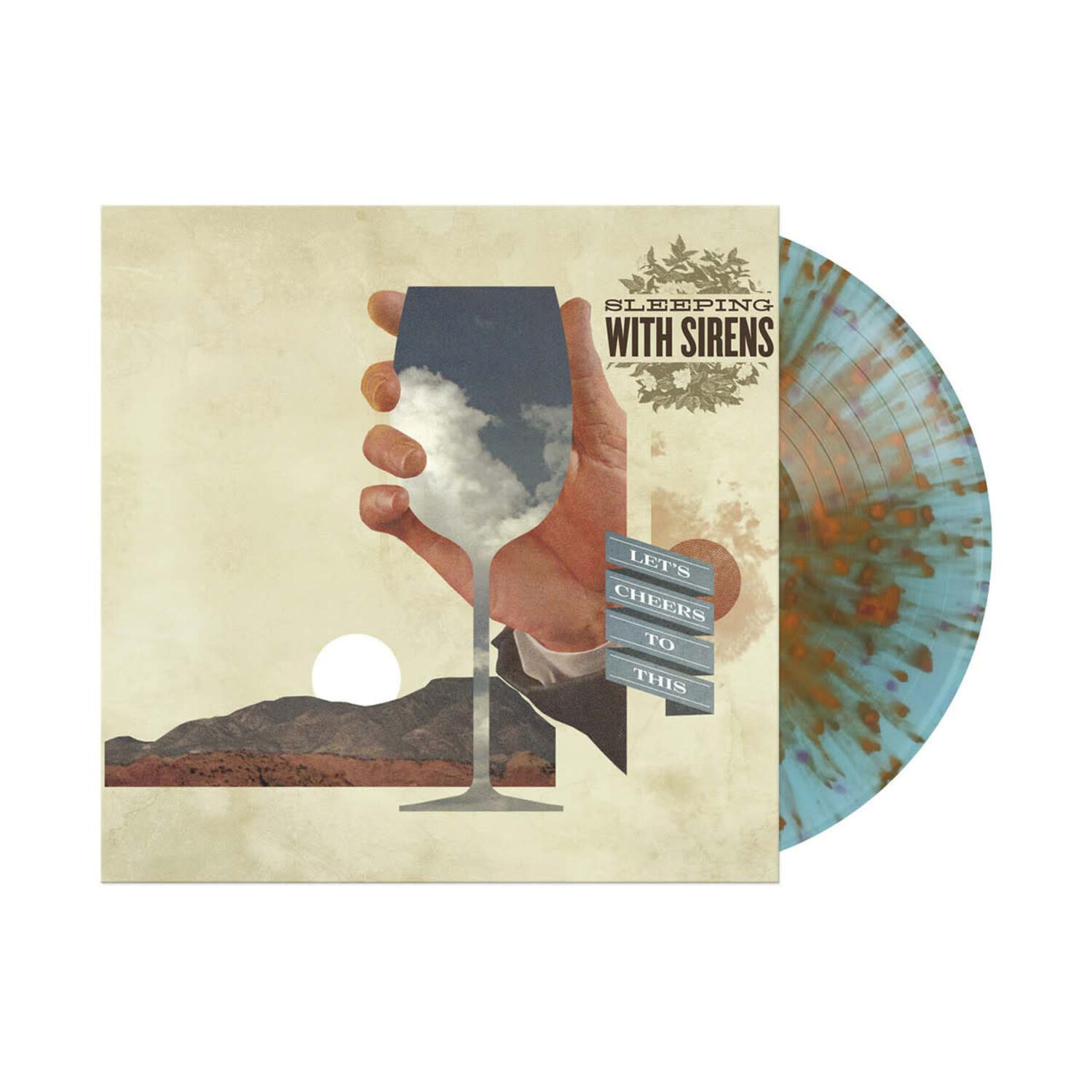 Sleeping With Sirens - Let's Cheers To This LP (orange/blue vinyl