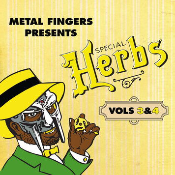 Pre-Order - MF Doom - Metal Fingers Presents: Special Herbs Vol. 3 & 4 2LP (lemon yellow vinyl)