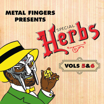 Pre-Order - MF Doom - Metal Fingers Presents: Special Herbs Vol. 5 & 6 2LP (apple red vinyl)