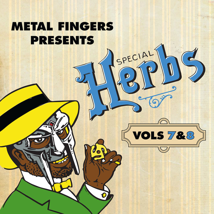 Rhymesayers MF Doom - Metal Fingers Presents: Special Herbs Vol. 7 & 8 2LP (sky blue vinyl)