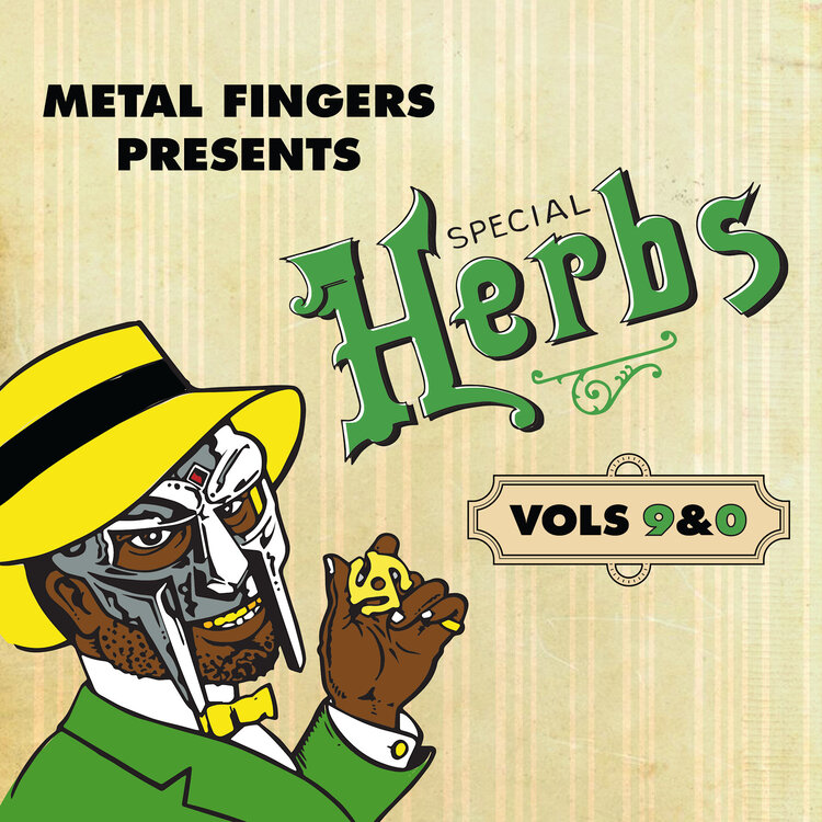 Rhymesayers MF Doom - Metal Fingers Presents: Special Herbs Vol. 9 & 0  CASSETTE