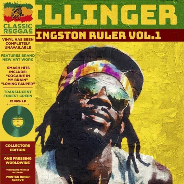 Dillinger - Kingston Ruler Vol.1 LP (green color vinyl)
