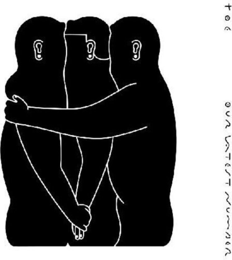 Topshelf Records toe - Our Latest Number LP (black & white vinyl)