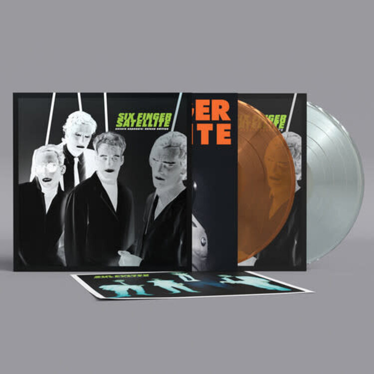Sub Pop Six Finger Satellite - Severe Exposure 2LP (deluxe clear, orange vinyl)