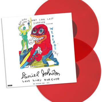 Trussed Recordings Johnston, Daniel - Love Lives Forever: BBC Sessions 2003-2011 2LP (red vinyl)