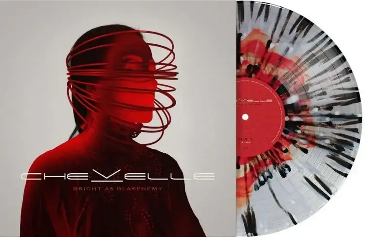BMG Chevelle - Bright As Blasphemy LP (clear ruby with white and black splatter vinyl)